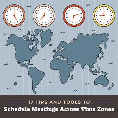 meeting across time zones.